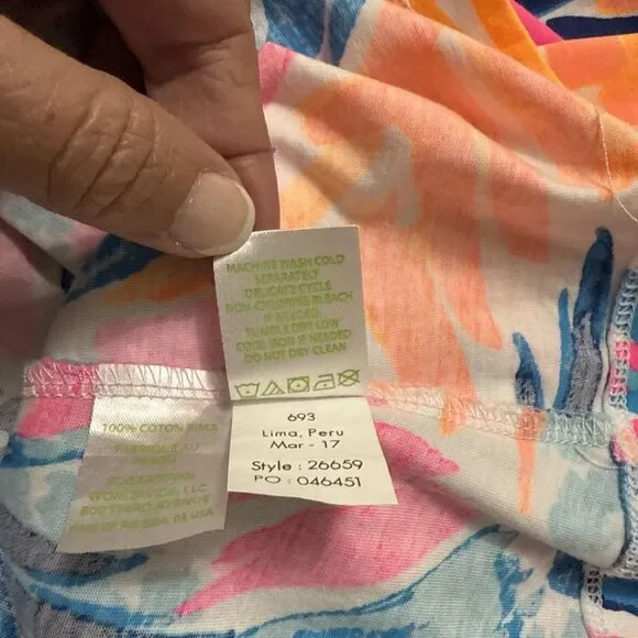 Lilly Pulitzer Margot Swing Dress in Goombay Smashed Pineapple Size Large - Picture 10 of 13